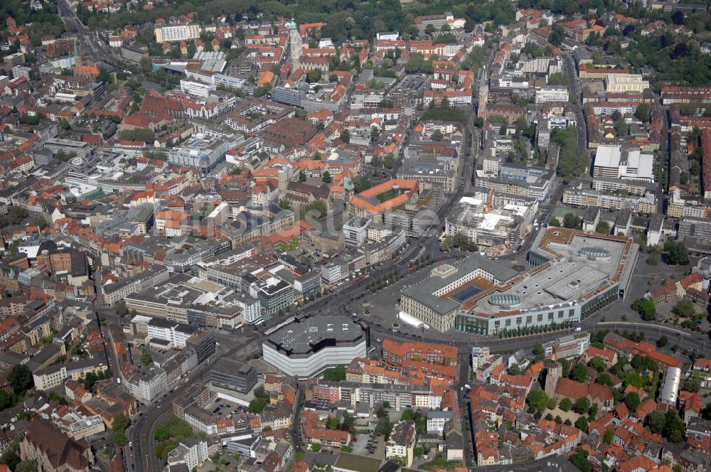 Braunschweig aus der Vogelperspektive: Stadtansicht Braunschweig