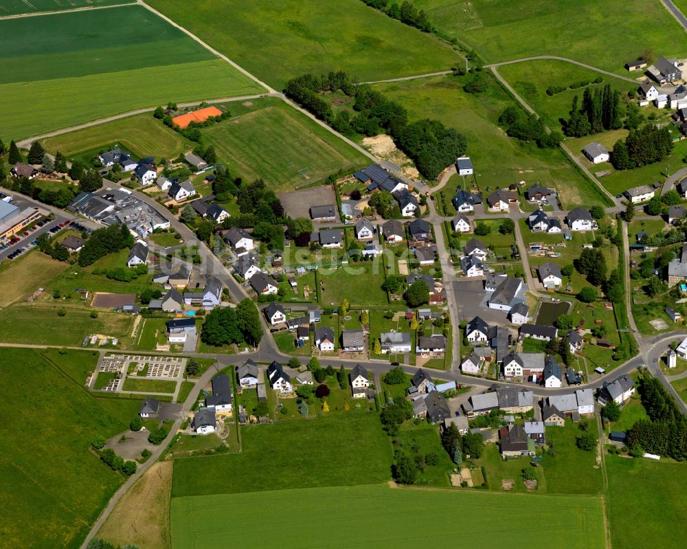 Luftaufnahme Bärenbach - Stadtansicht von Bärenbach im Bundesland Rheinland-Pfalz