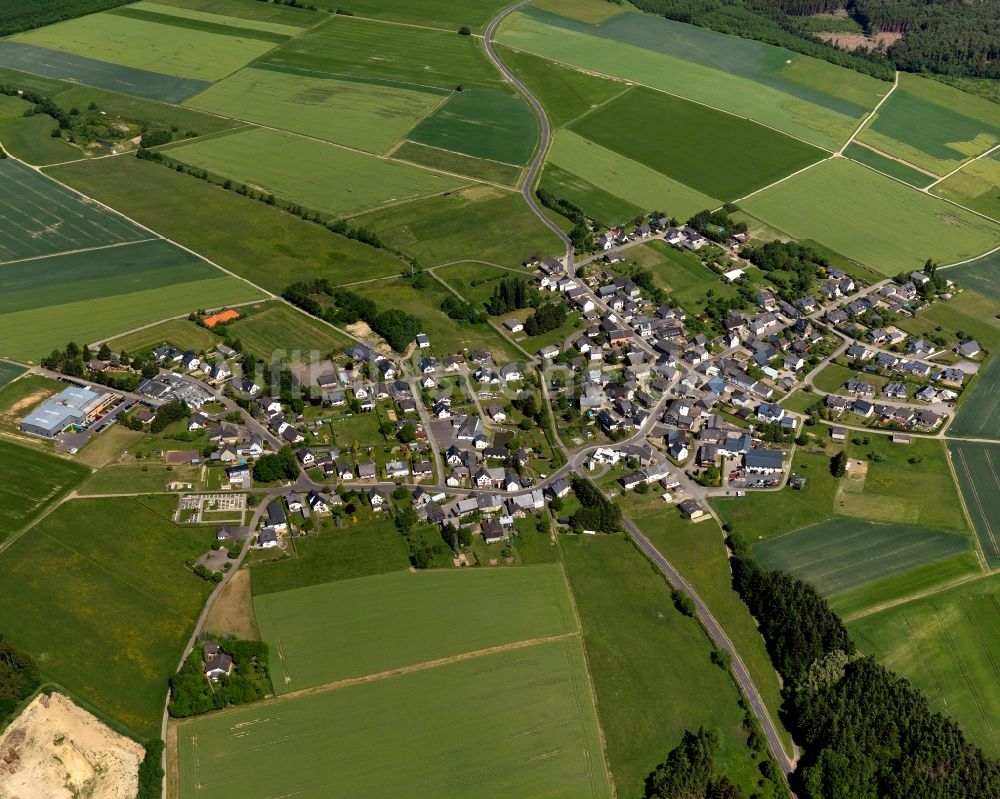 Bärenbach von oben - Stadtansicht von Bärenbach im Bundesland Rheinland-Pfalz