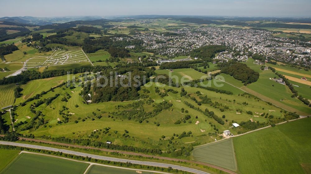 Brilon aus der Vogelperspektive: Stadtansicht von Brilon im Bundesland Nordrhein-Westfalen