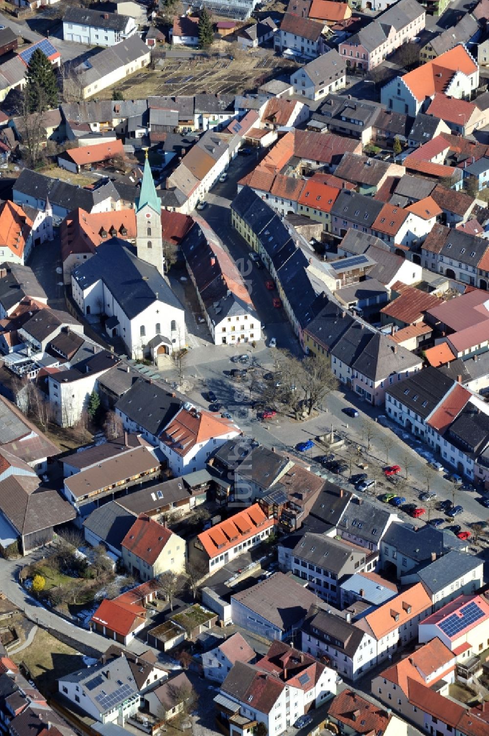 Luftbild Bärnau - Stadtansicht von Bärnau im Bundesland Bayern