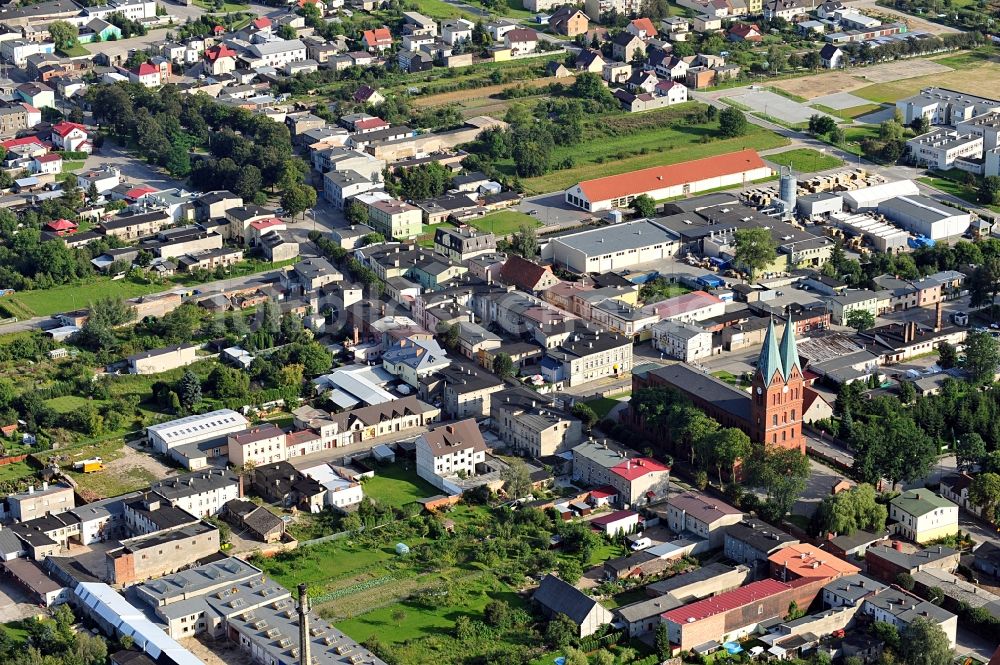 Luftbild Brusy / Bruß - Stadtansicht von Bruß in der Woiwodschaft Pommern