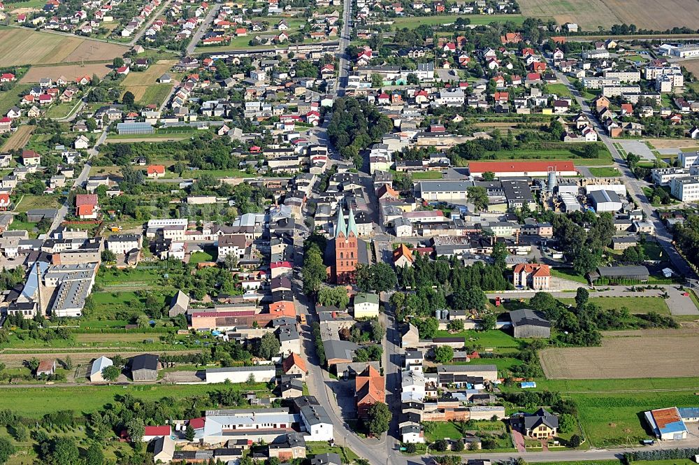 Luftbild Brusy / Bruß - Stadtansicht von Bruß in der Woiwodschaft Pommern