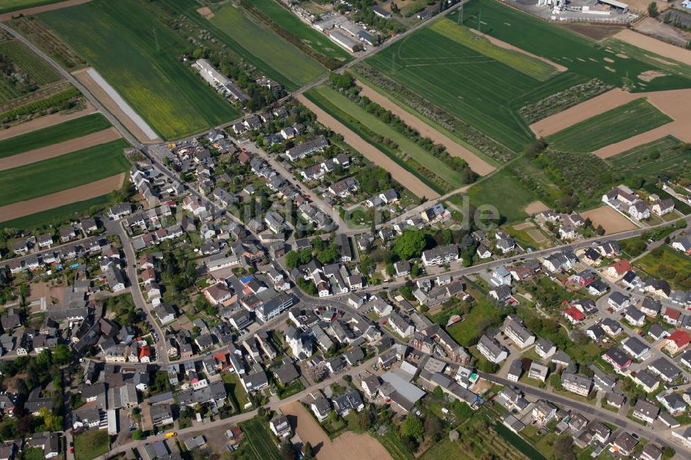 Koblenz Bubenheim von oben - Stadtansicht von Bubenheim, einem Stadtteil von Koblenz in Rheinland-Pfalz