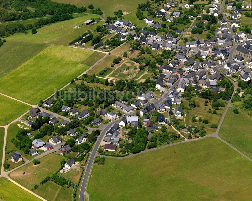 Luftaufnahme Bundenbach - Stadtansicht von Bundenbach im Bundesland Rheinland-Pfalz