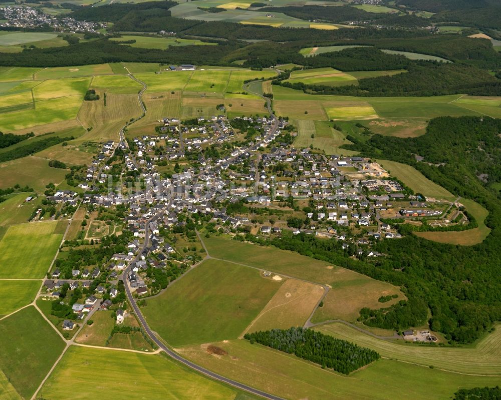 Bundenbach von oben - Stadtansicht von Bundenbach im Bundesland Rheinland-Pfalz