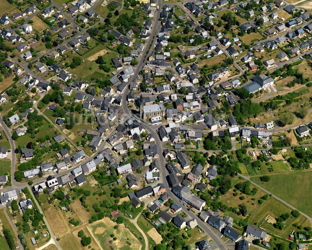 Luftbild Bundenbach - Stadtansicht von Bundenbach im Bundesland Rheinland-Pfalz