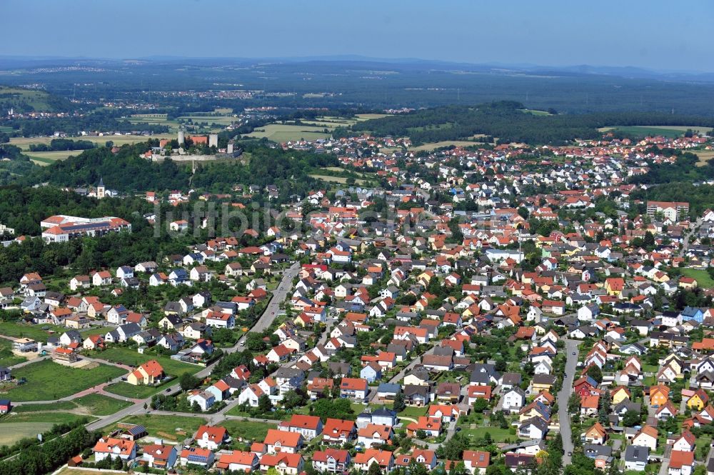 Luftaufnahme Burglengenfeld - Stadtansicht von Burglengenfeld im Bundesland Bayern