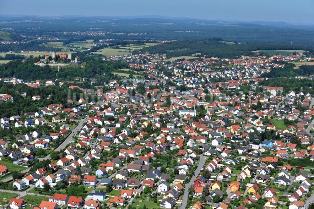 Burglengenfeld von oben - Stadtansicht von Burglengenfeld im Bundesland Bayern