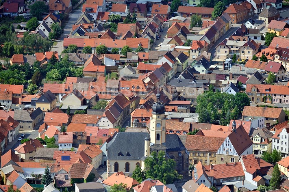 Buttstädt aus der Vogelperspektive: Stadtansicht von Buttstädt in Thüringen