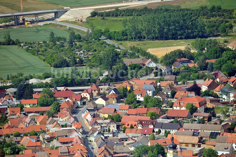 Buttstädt aus der Vogelperspektive: Stadtansicht von Buttstädt in Thüringen