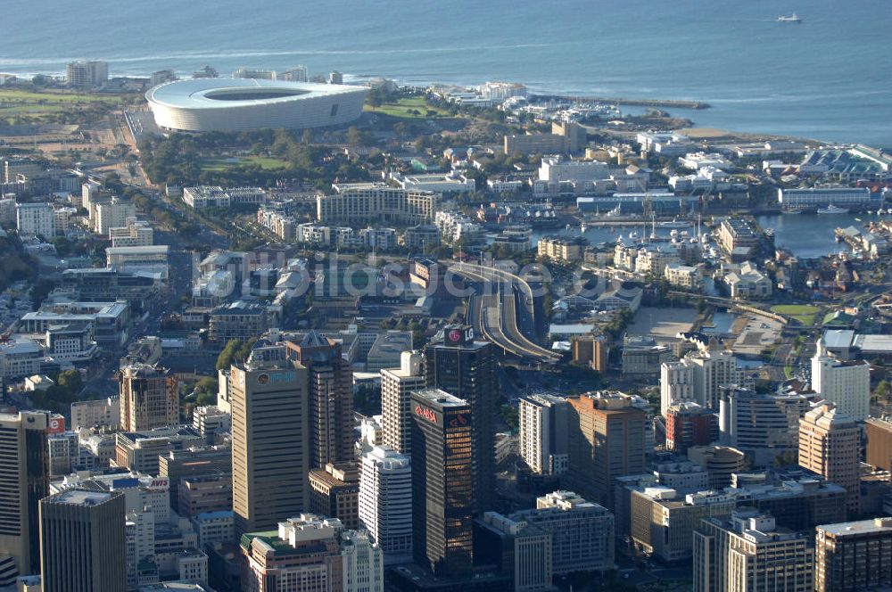 Luftaufnahme Kapstadt - Stadtansicht / Cityscape Kapstadt / Cap Town in Südafrika / South Africa