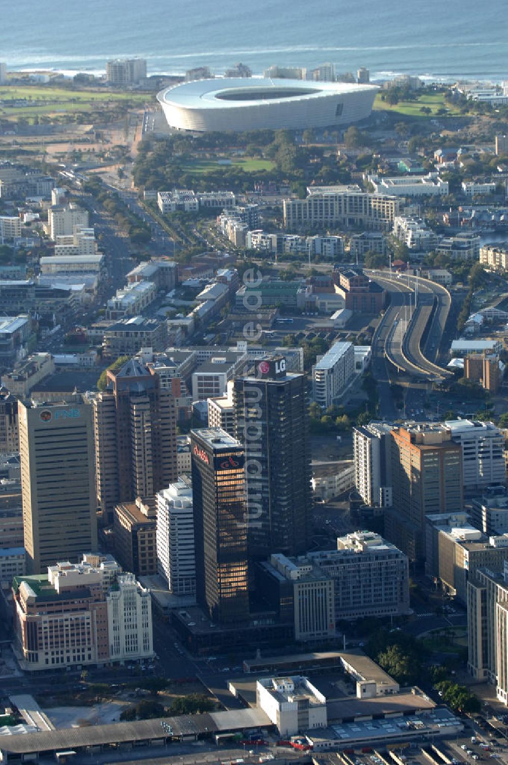 Kapstadt von oben - Stadtansicht / Cityscape Kapstadt / Cap Town in Südafrika / South Africa