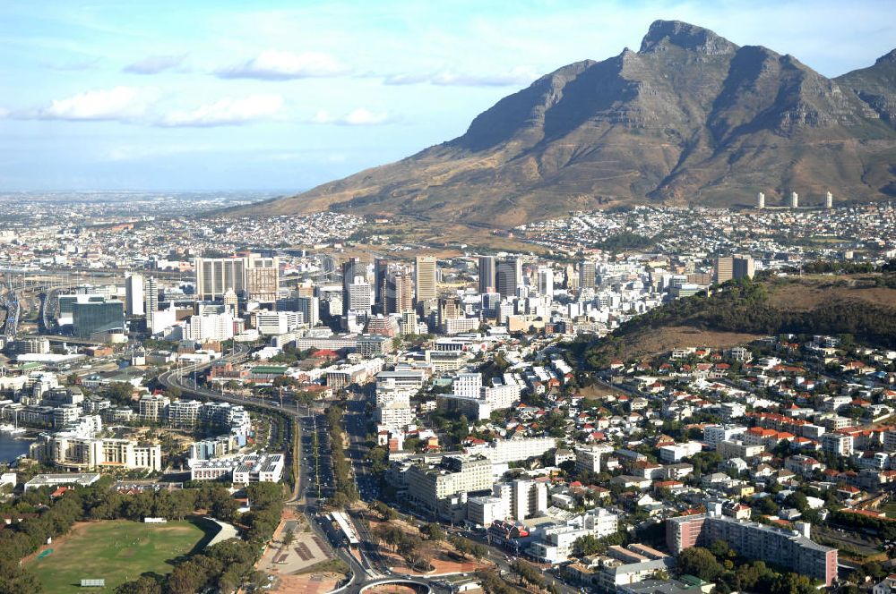 Luftaufnahme Kapstadt / Cap Town - Stadtansicht / Cityscape Kapstadt / Cap Town in Südafrika / South Africa