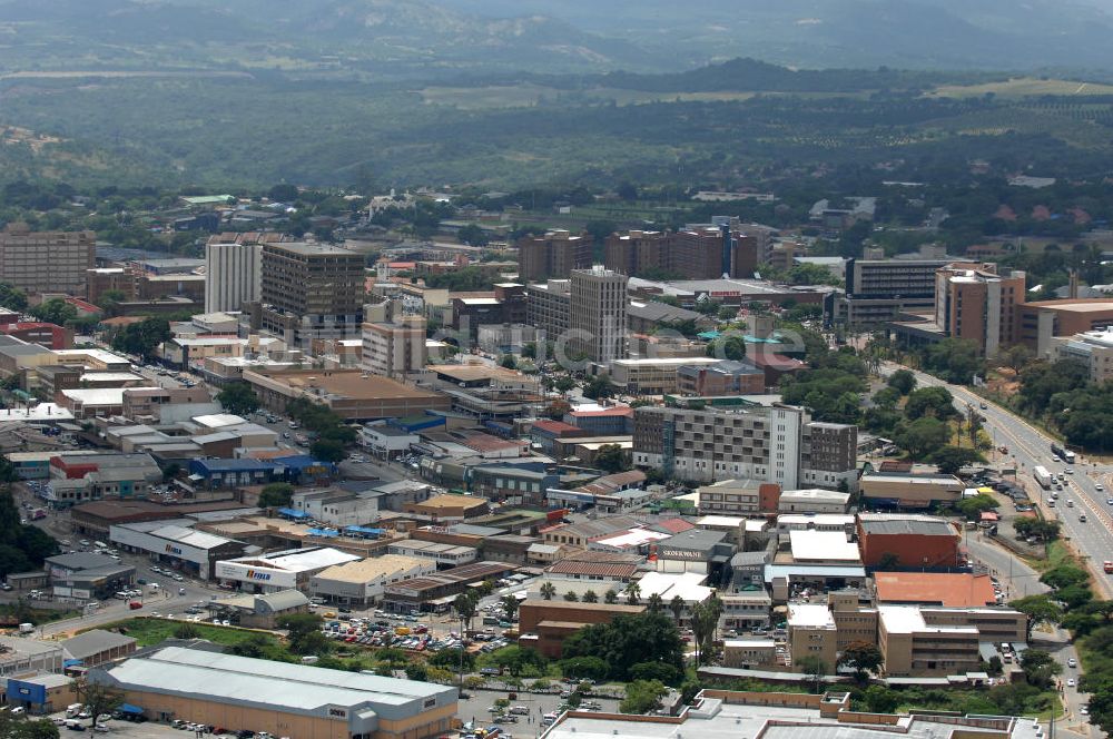 Nelspruit aus der Vogelperspektive: Stadtansicht / Cityscape von Nelspruit in Südafrika / South Africa