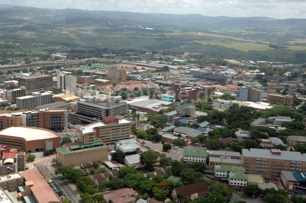 Nelspruit aus der Vogelperspektive: Stadtansicht / Cityscape von Nelspruit in Südafrika / South Africa