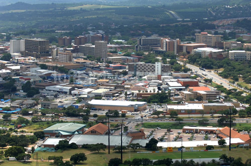 Nelspruit aus der Vogelperspektive: Stadtansicht / Cityscape von Nelspruit in Südafrika / South Africa