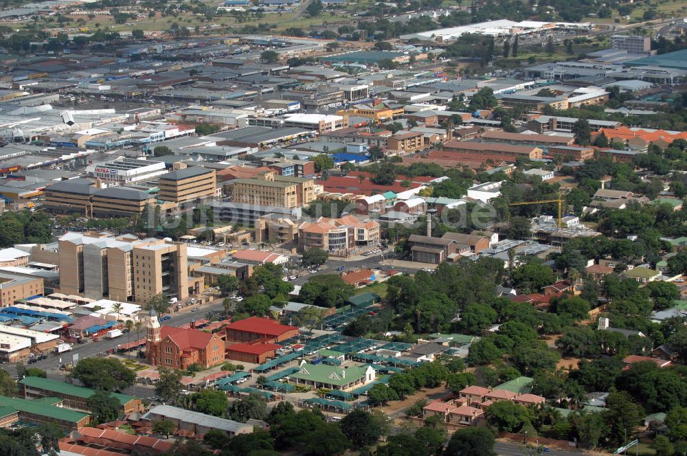 Polokwane aus der Vogelperspektive: Stadtansicht / Cityscape von Polokwane in Südafrika / South Africa