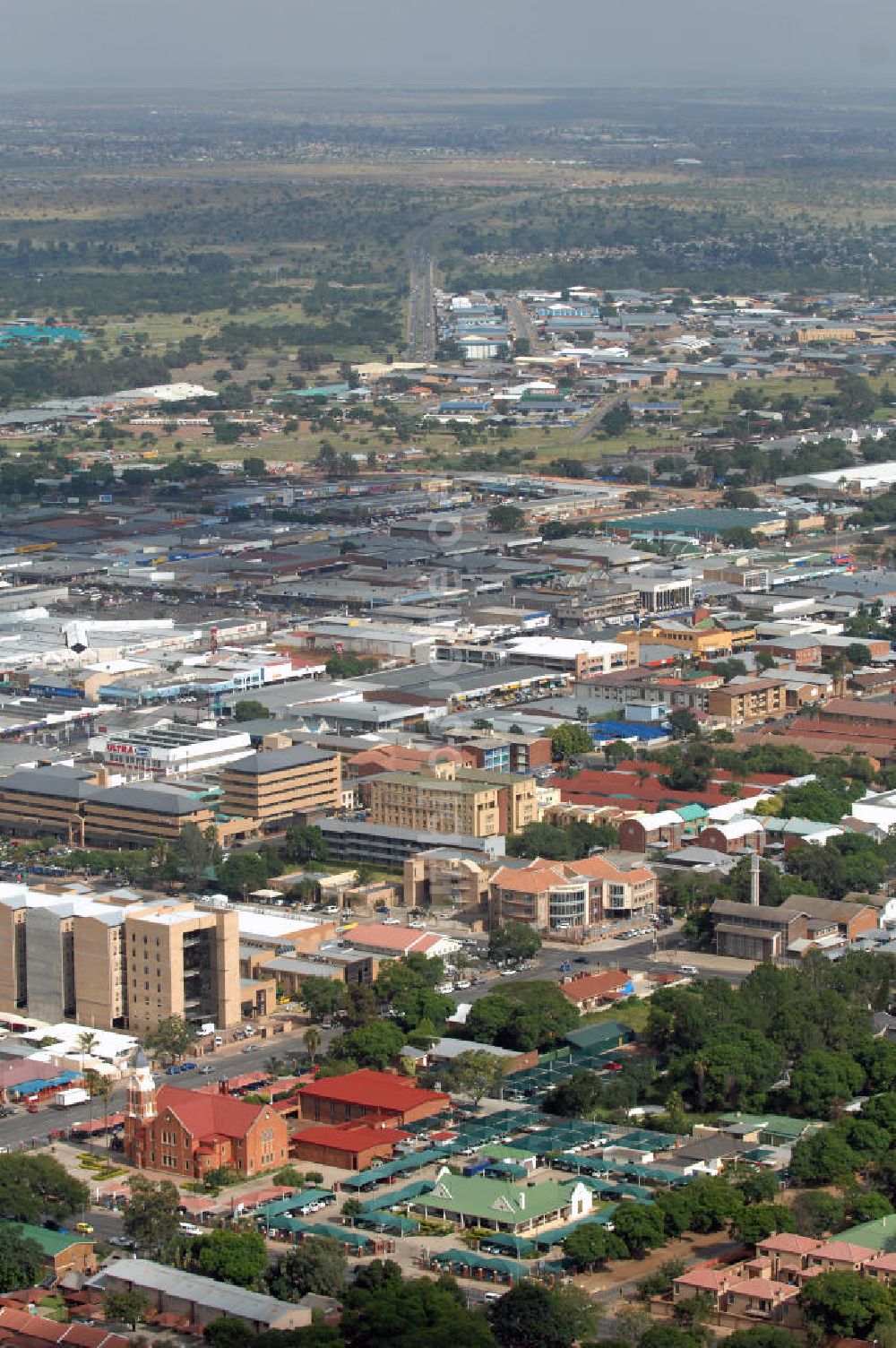 Luftbild Polokwane - Stadtansicht / Cityscape von Polokwane in Südafrika / South Africa