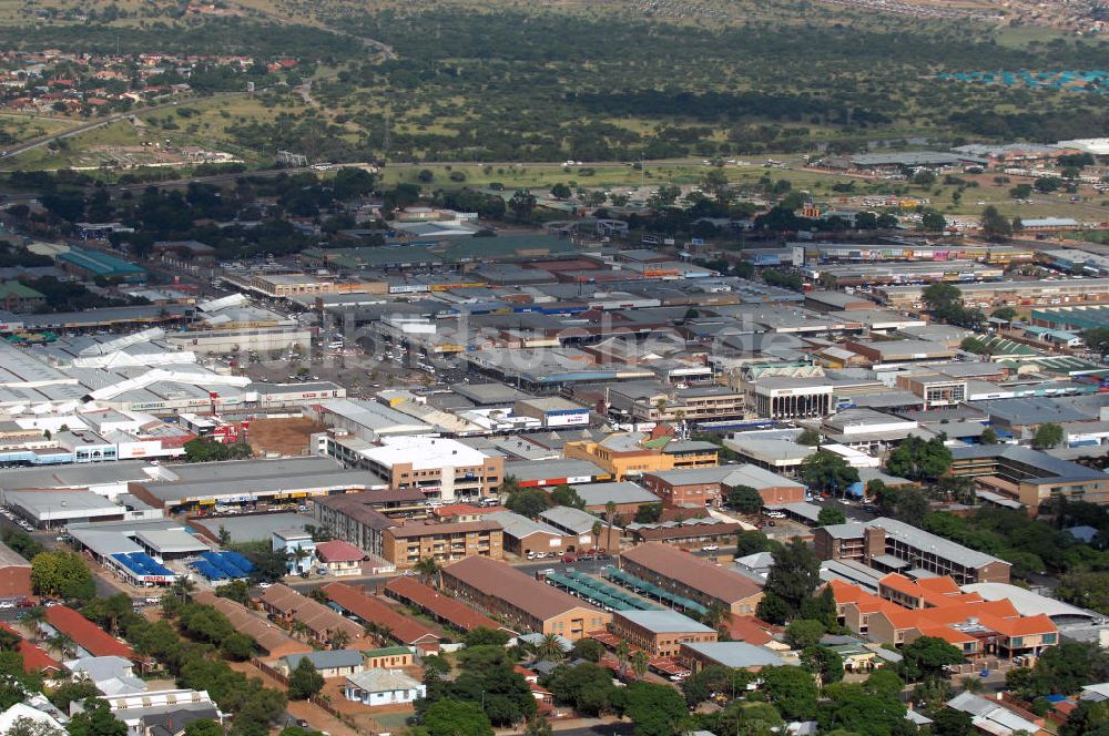 Luftaufnahme Polokwane - Stadtansicht / Cityscape von Polokwane in Südafrika / South Africa