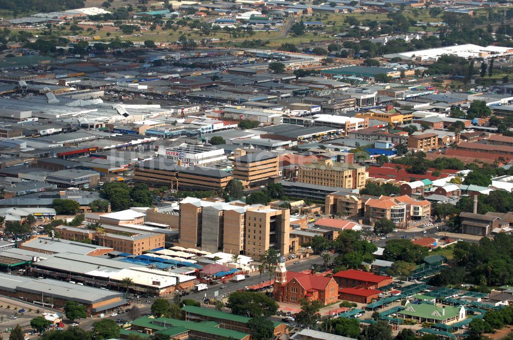 Luftbild Polokwane - Stadtansicht / Cityscape von Polokwane in Südafrika / South Africa