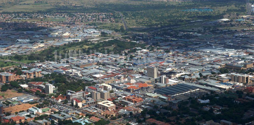 Polokwane aus der Vogelperspektive: Stadtansicht / Cityscape von Polokwane in Südafrika / South Africa