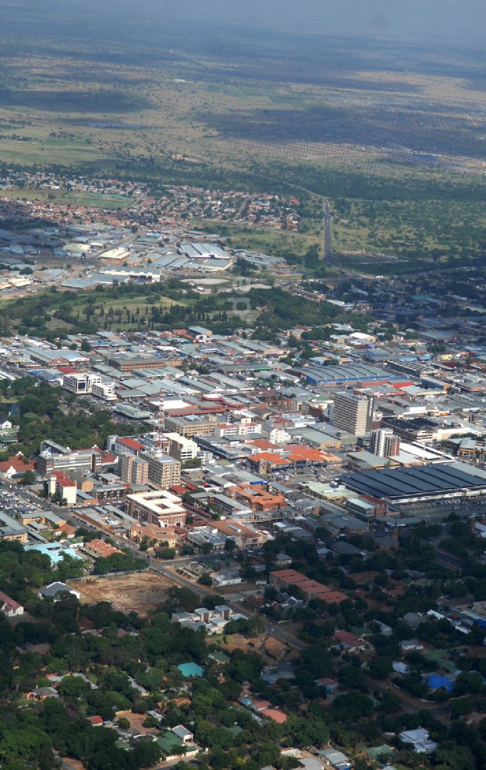 Luftbild Polokwane - Stadtansicht / Cityscape von Polokwane in Südafrika / South Africa