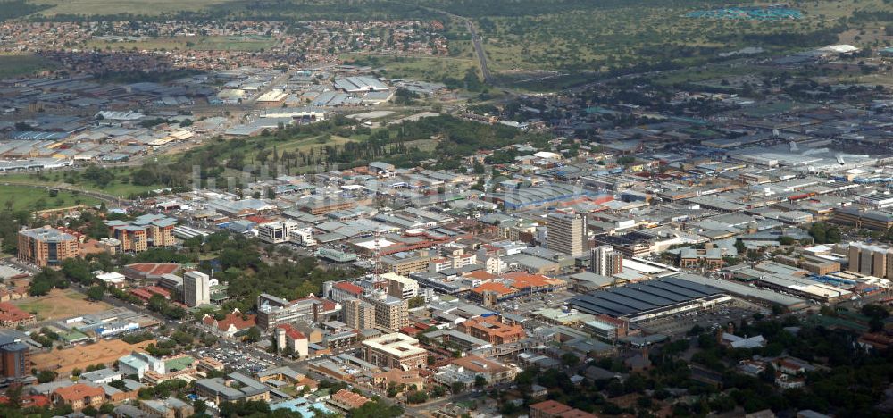 Luftbild Polokwane - Stadtansicht / Cityscape von Polokwane in Südafrika / South Africa