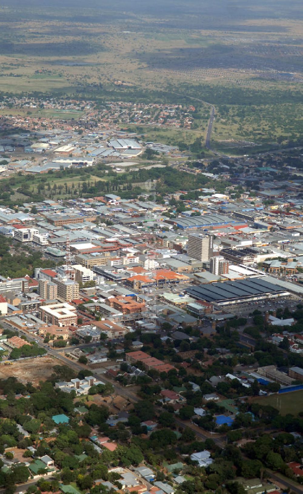 Polokwane von oben - Stadtansicht / Cityscape von Polokwane in Südafrika / South Africa