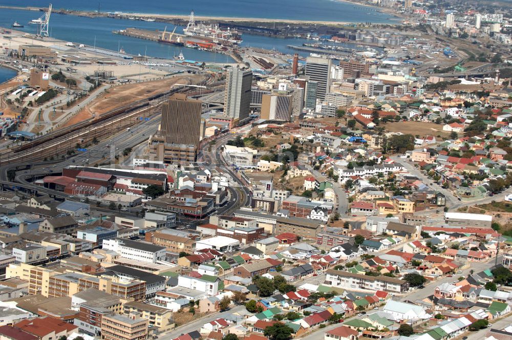 Port Elizabeth von oben - Stadtansicht / Cityscape Port Elizabeth in Südafrika / South Africa