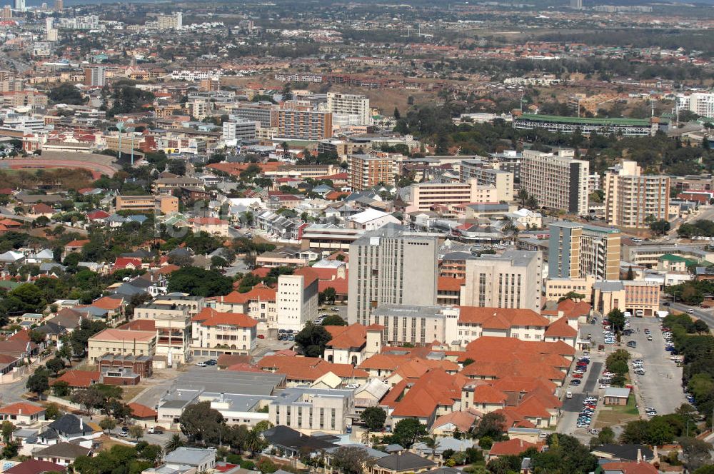 Port Elizabeth aus der Vogelperspektive: Stadtansicht / Cityscape Port Elizabeth in Südafrika / South Africa