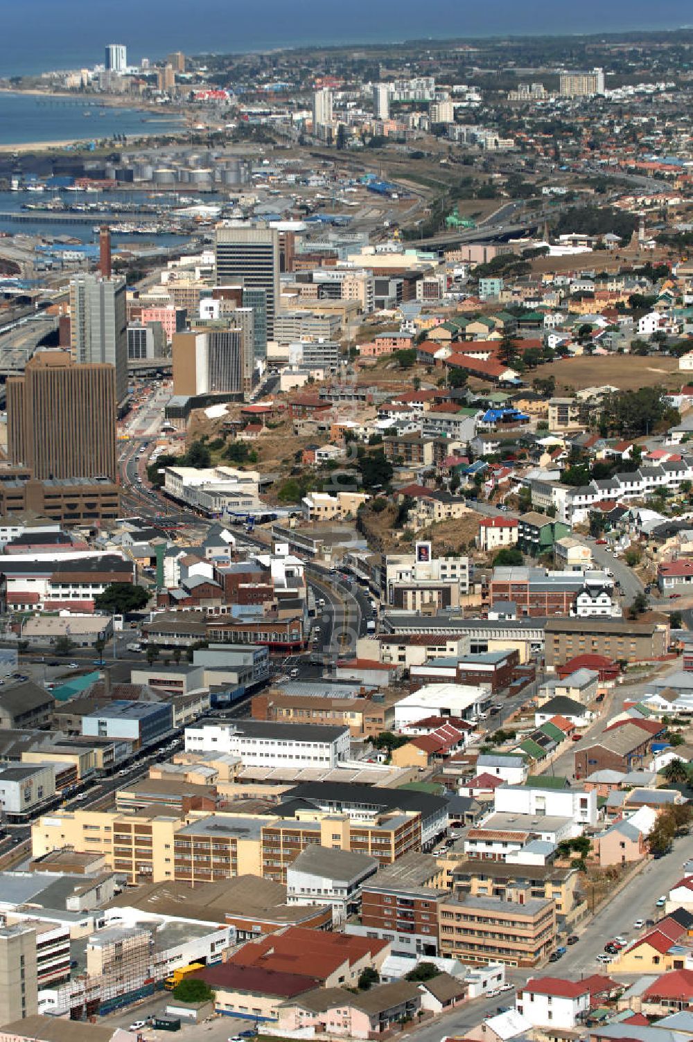 Port Elizabeth von oben - Stadtansicht / Cityscape Port Elizabeth in Südafrika / South Africa