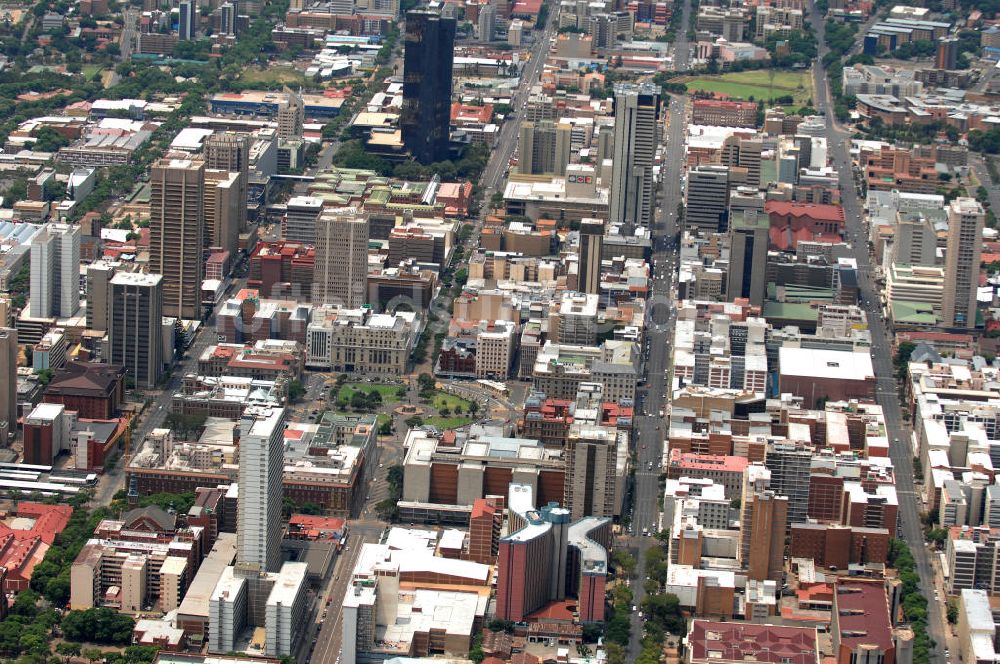 Luftaufnahme Pretoria - Stadtansicht / Cityscape von Pretoria Südafrika / South Africa