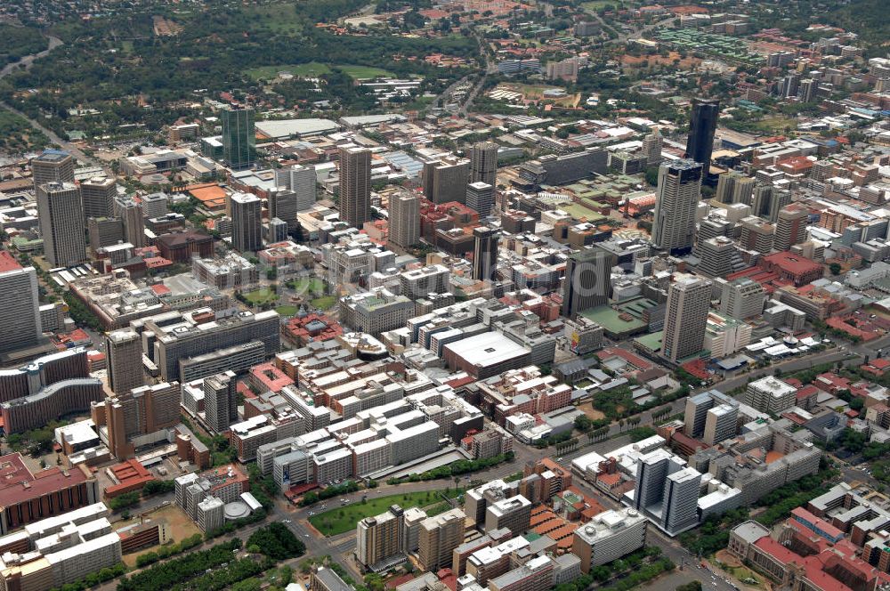 Luftbild Pretoria - Stadtansicht / Cityscape von Pretoria Südafrika / South Africa