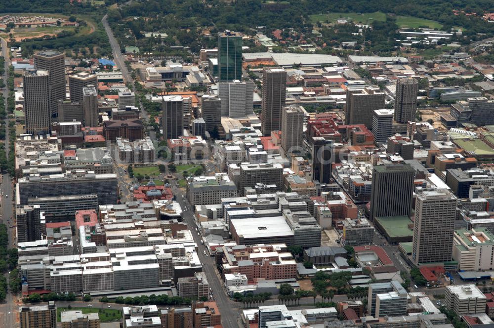 Pretoria aus der Vogelperspektive: Stadtansicht / Cityscape von Pretoria Südafrika / South Africa