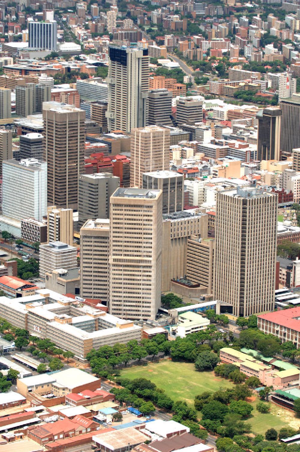 Luftbild Pretoria - Stadtansicht / Cityscape von Pretoria Südafrika / South Africa