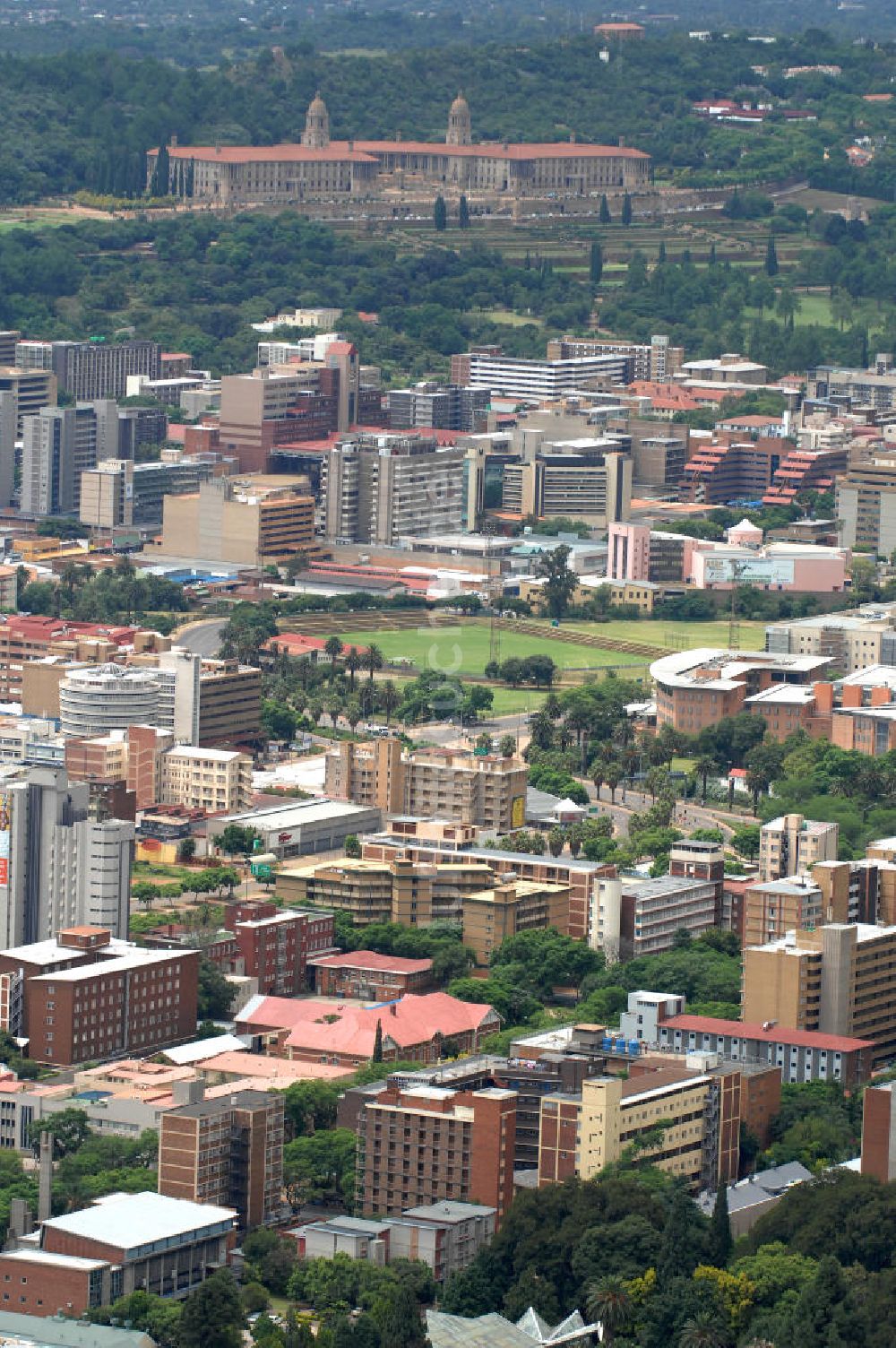 Luftbild Pretoria - Stadtansicht / Cityscape von Pretoria Südafrika / South Africa