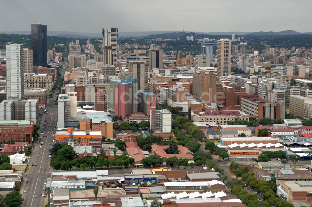 Pretoria aus der Vogelperspektive: Stadtansicht / Cityscape von Pretoria Südafrika / South Africa