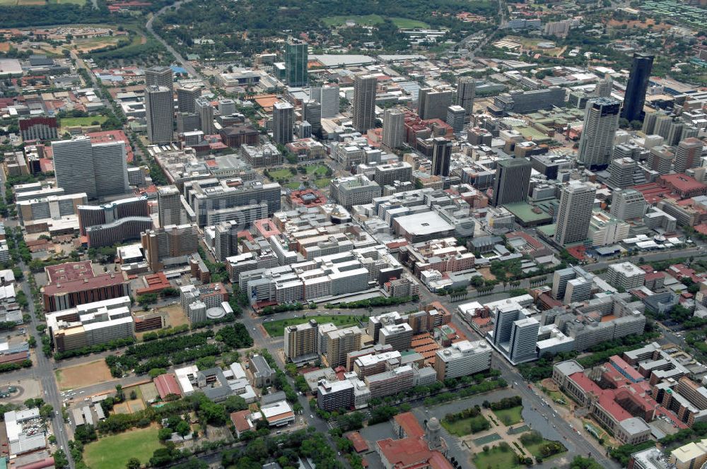 Luftbild Pretoria - Stadtansicht / Cityscape von Pretoria Südafrika / South Africa