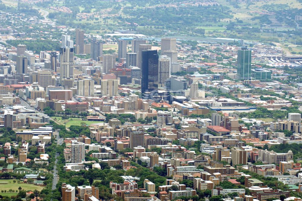 Luftaufnahme Pretoria - Stadtansicht / Cityscape von Pretoria Südafrika / South Africa