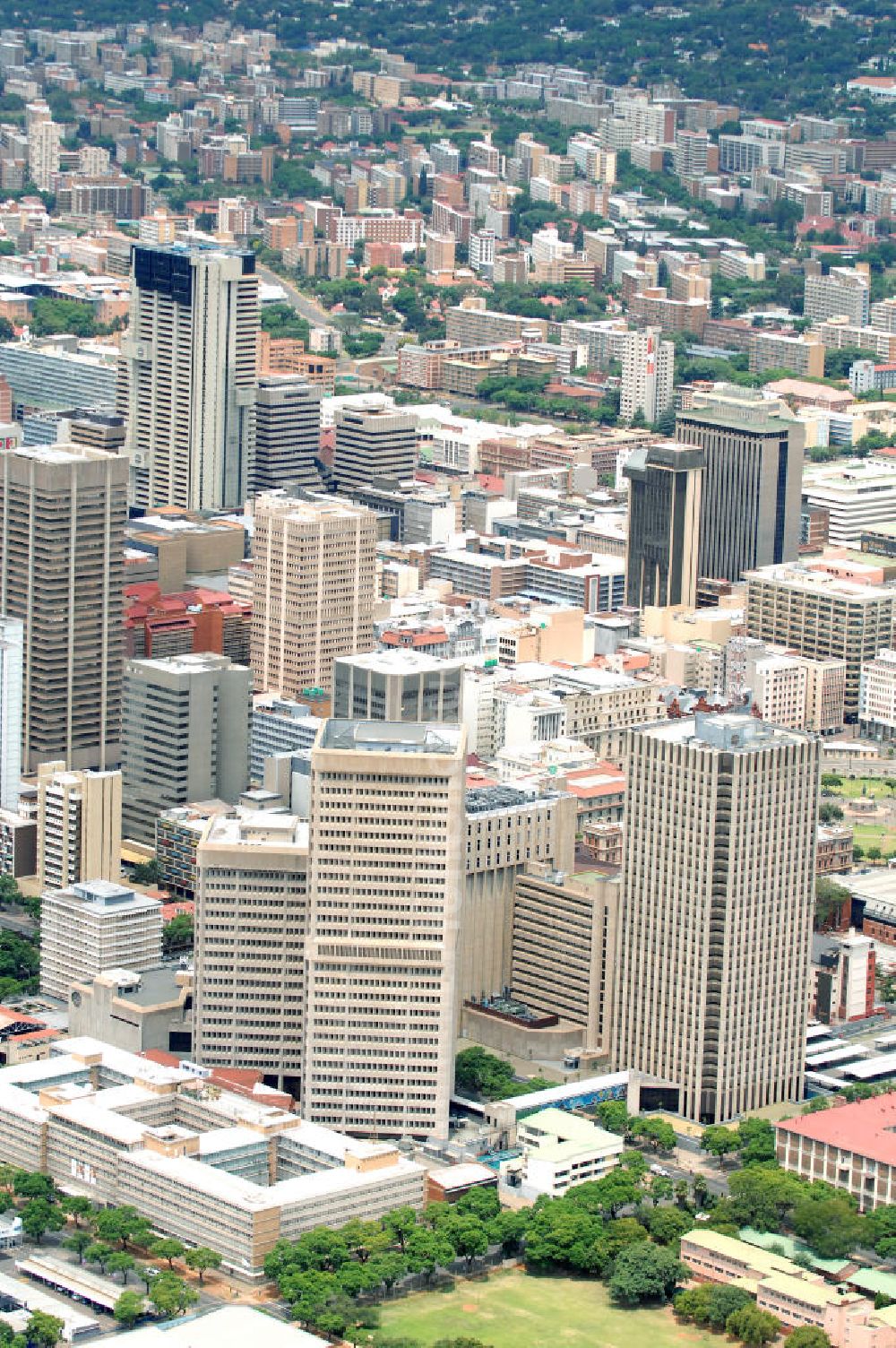 Luftbild Pretoria - Stadtansicht / Cityscape von Pretoria Südafrika / South Africa