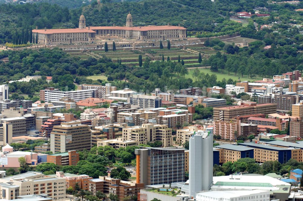 Luftaufnahme Pretoria - Stadtansicht / Cityscape von Pretoria Südafrika / South Africa