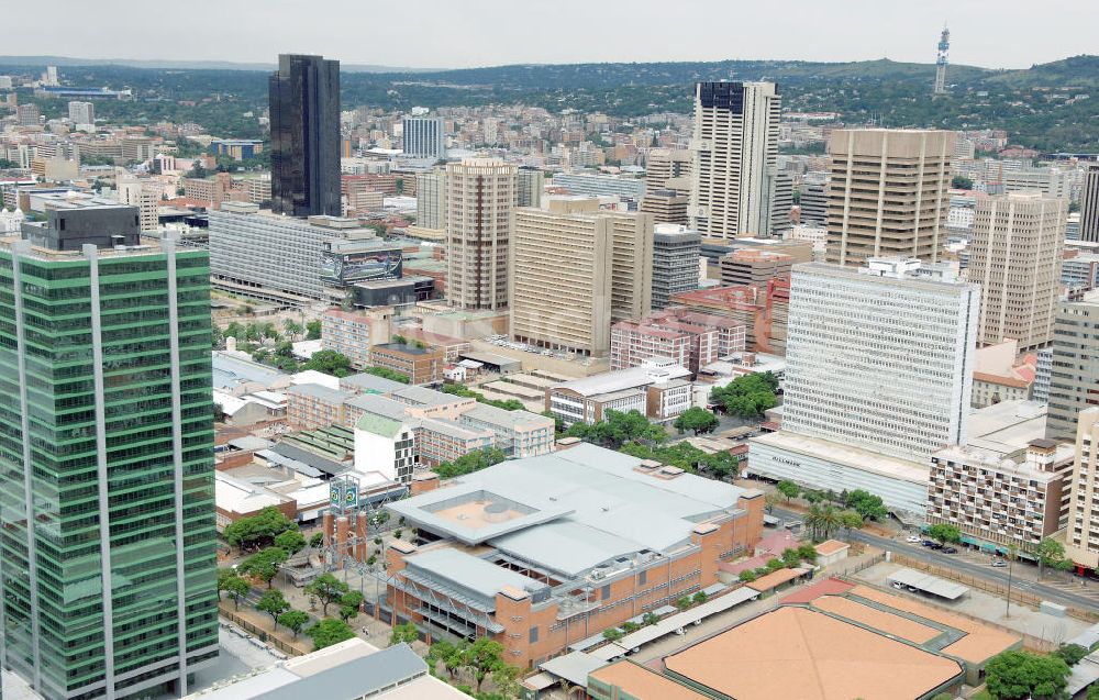 Luftaufnahme Pretoria - Stadtansicht / Cityscape von Pretoria Südafrika / South Africa