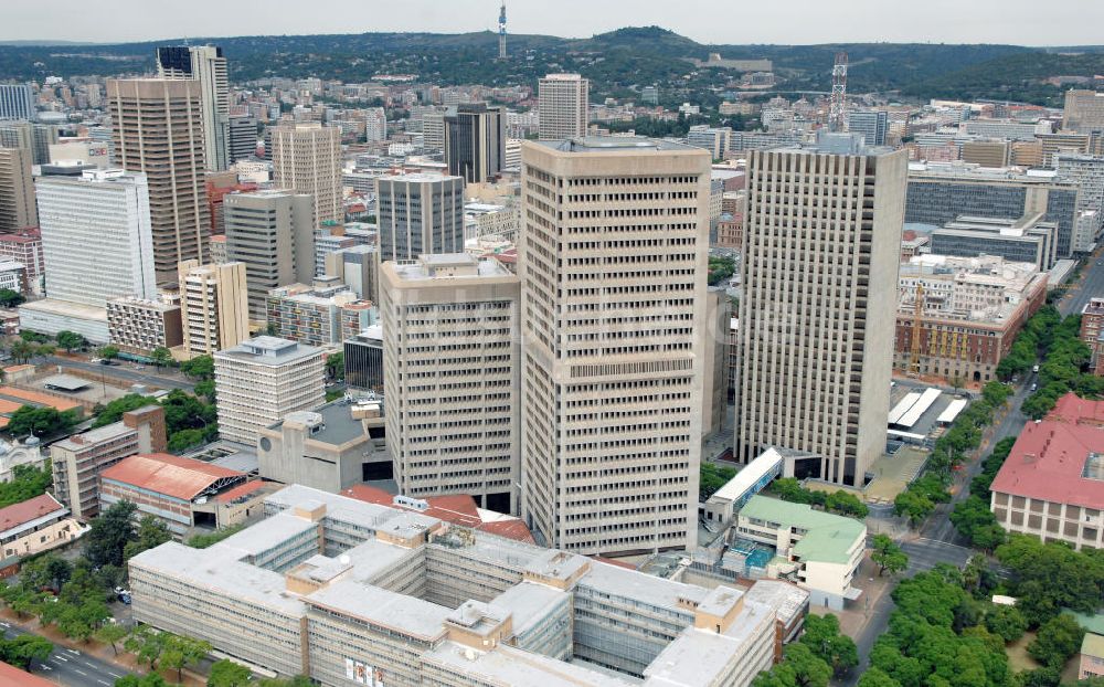 Luftaufnahme Pretoria - Stadtansicht / Cityscape von Pretoria Südafrika / South Africa