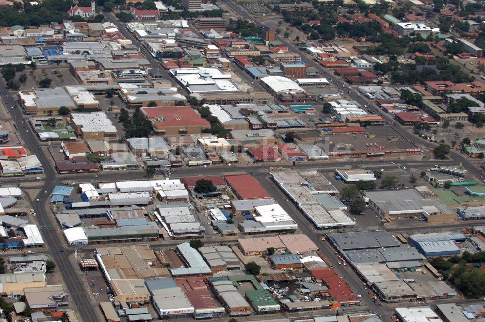 Rustenburg aus der Vogelperspektive: Stadtansicht Cityscape von Rustenburg in Südafrika / South Africa