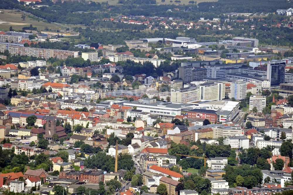 Luftaufnahme Cottbus - Stadtansicht Cottbus