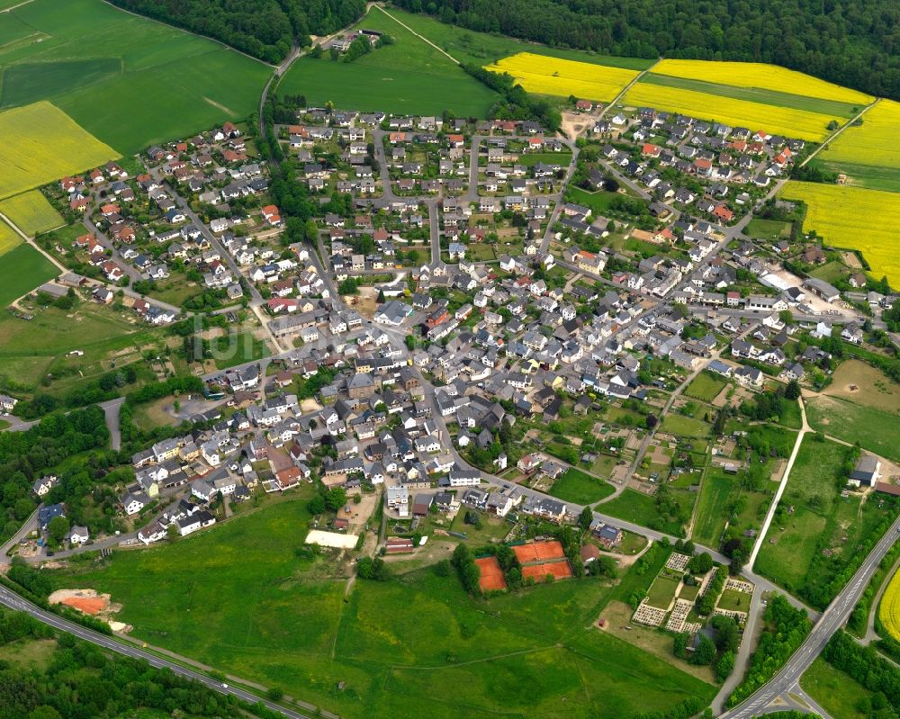 Luftaufnahme Dachsenhausen - Stadtansicht von Dachsenhausen im Bundesland Rheinland-Pfalz