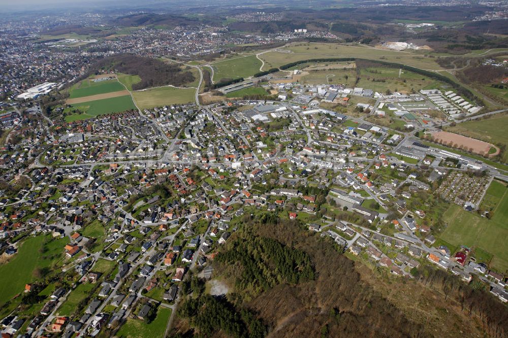 Deilinghofen aus der Vogelperspektive: Stadtansicht auf Deilinghofen, einem Stadtteil von Hemer