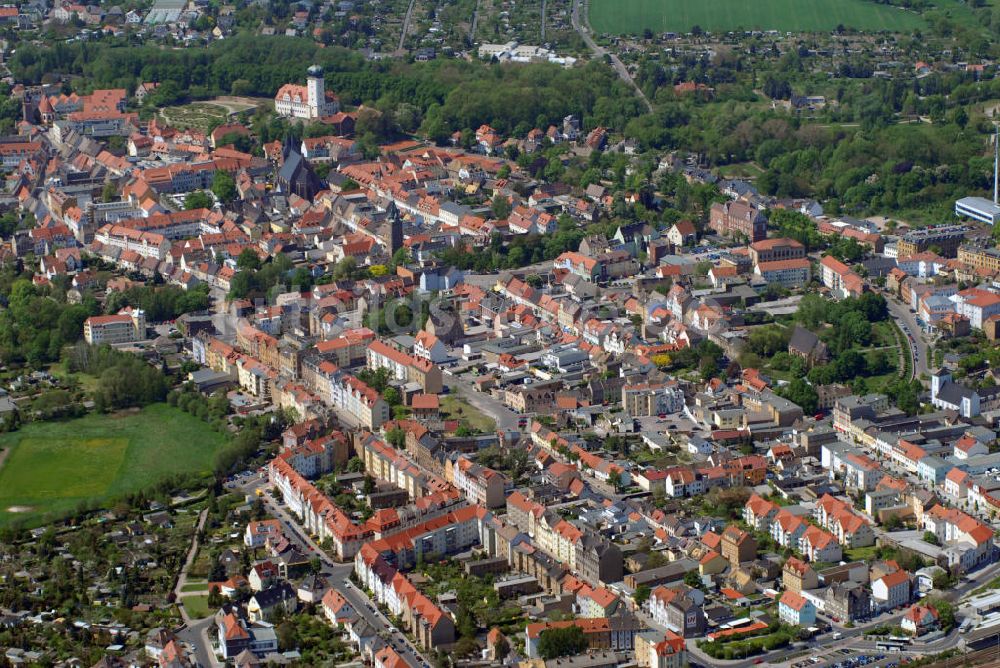 DELITZSCH aus der Vogelperspektive: Stadtansicht Delitzsch