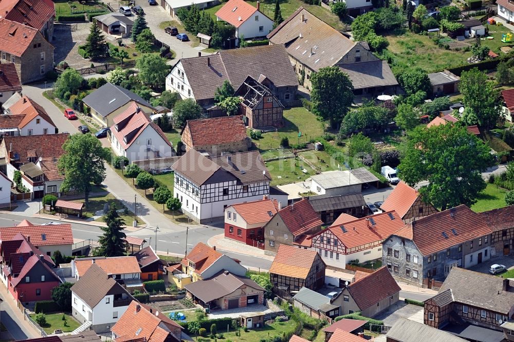 Luftaufnahme Dornheim - Stadtansicht Dornheim in Thüringen